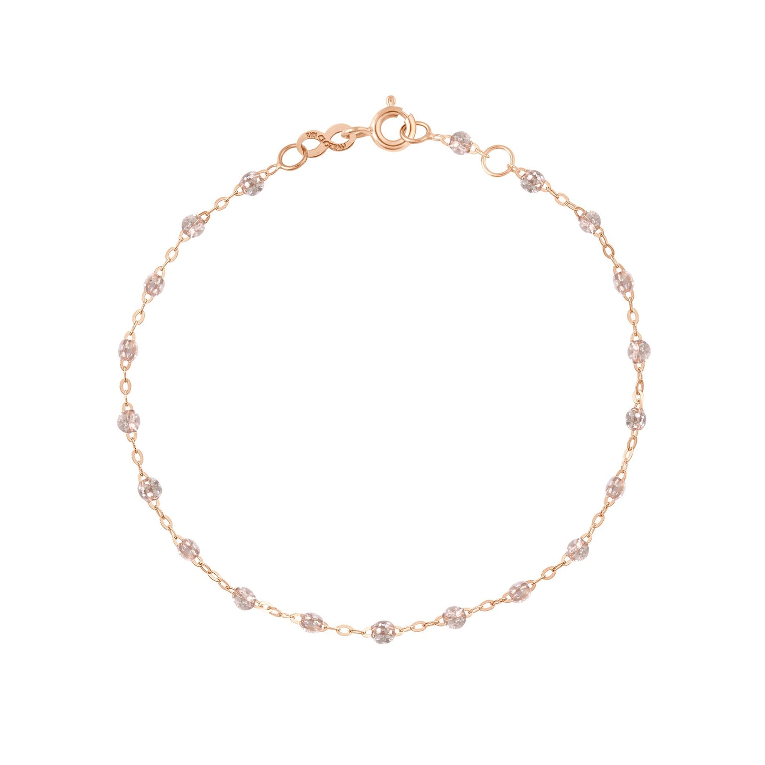 Gigi Clozeau - Bracelet sparkle Classique Gigi, or rose, 15 cm