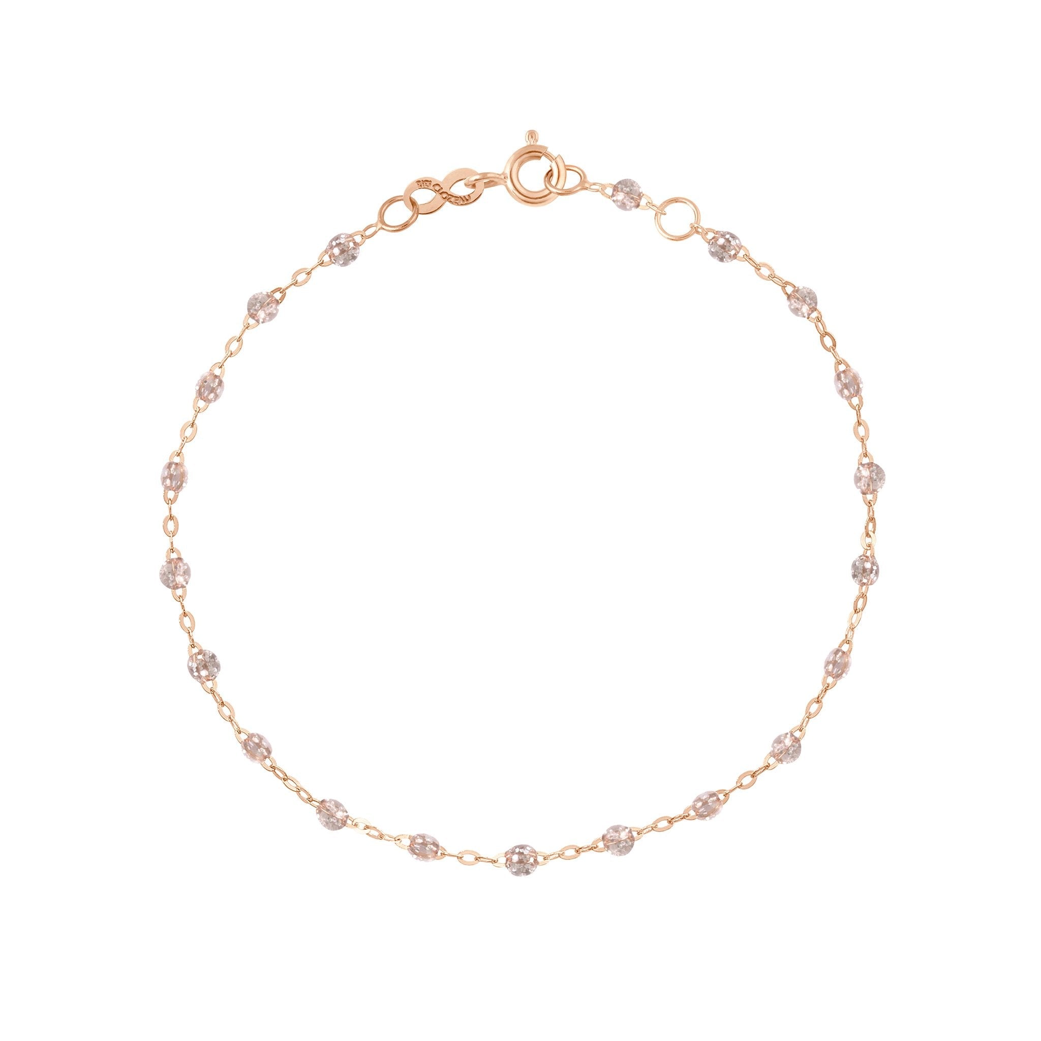 Gigi Clozeau - Bracelet sparkle Classique Gigi, or rose, 19 cm