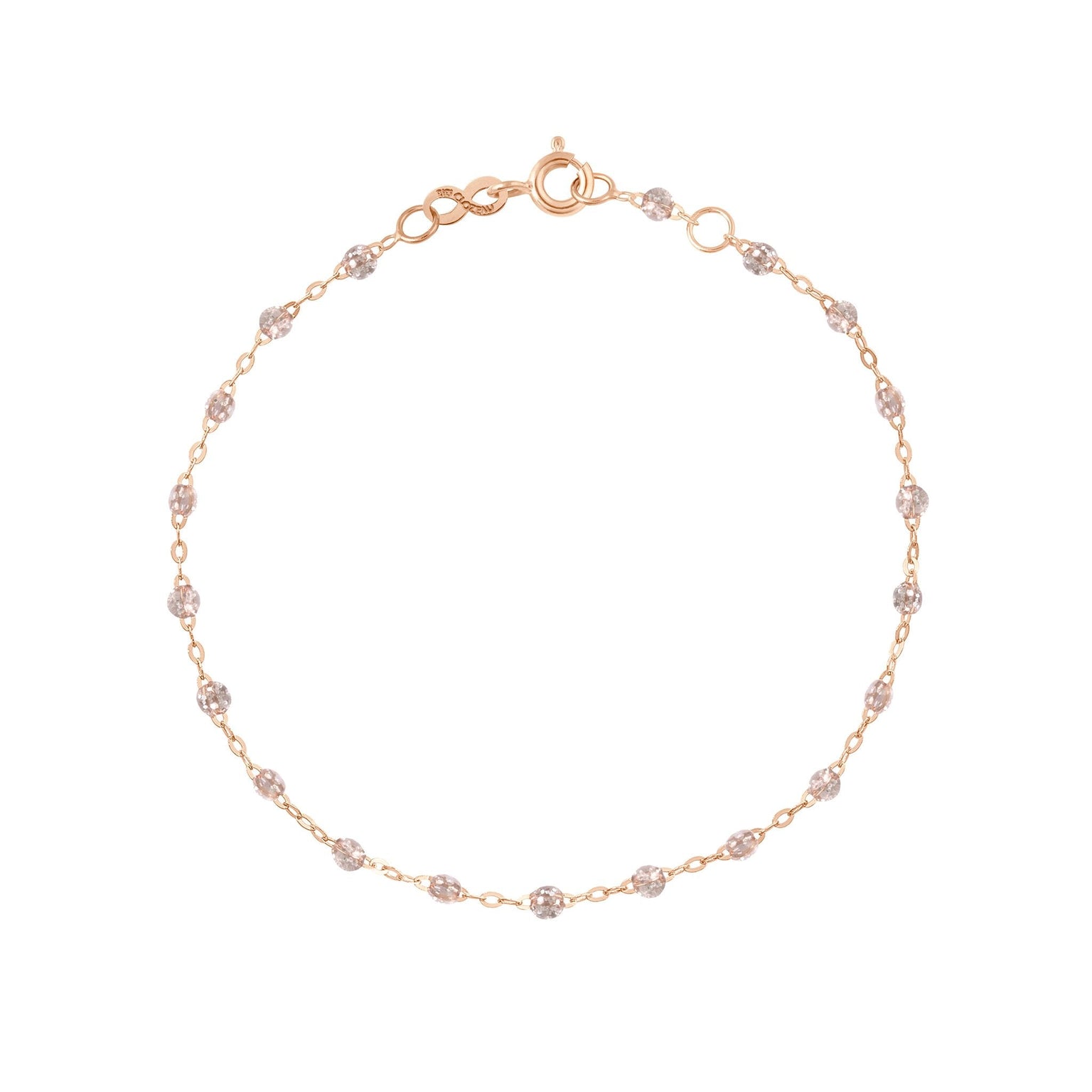 Gigi Clozeau - Bracelet sparkle Classique Gigi, or rose, 19 cm