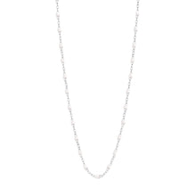 Gigi Clozeau - Collier blanc Classique Gigi, or blanc, 50 cm