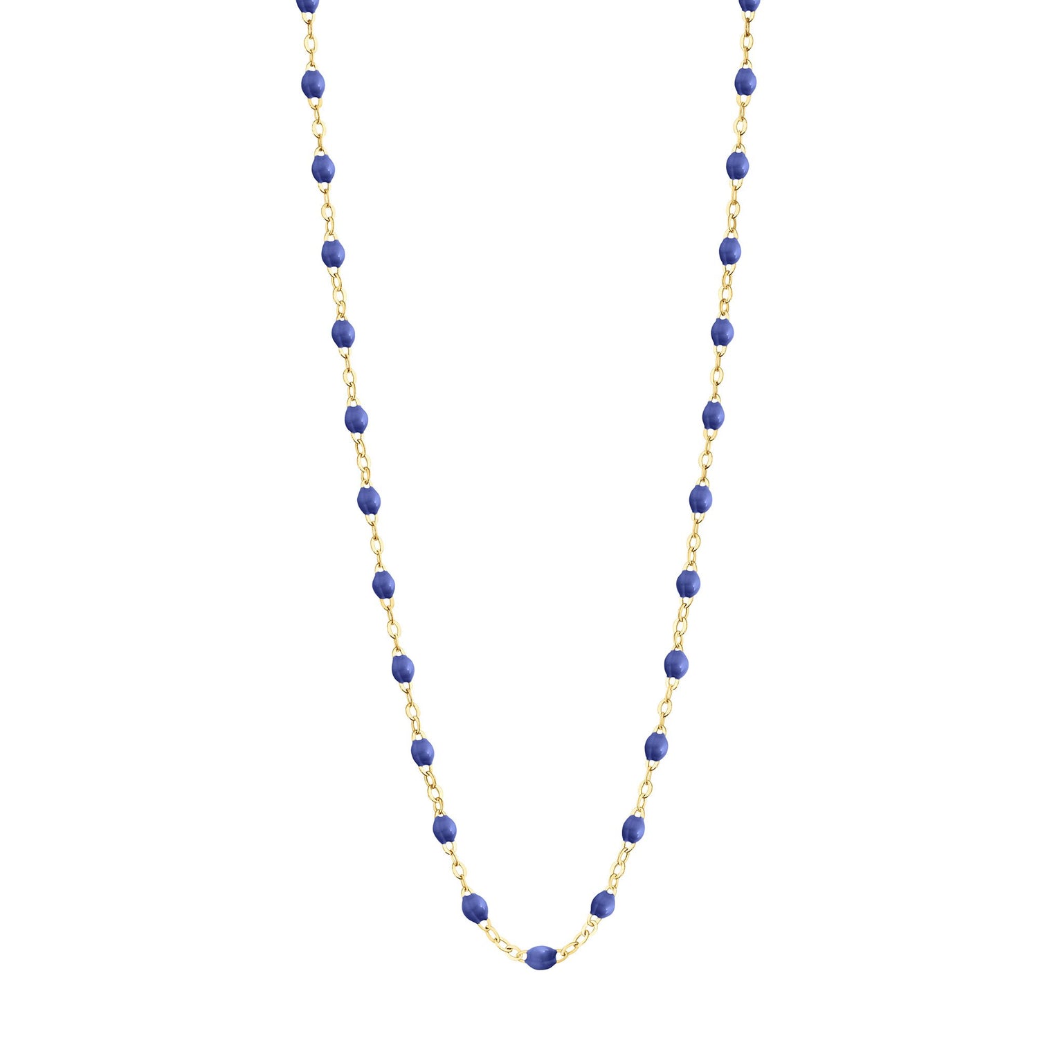 Gigi Clozeau - Collier bleuet Classique Gigi, or jaune, 42 cm