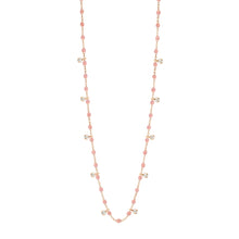 Gigi Clozeau - Collier blush Gigi Suprême, or rose, 10 diamants, 60 cm