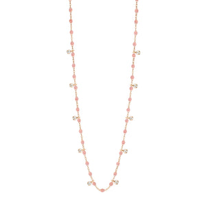 Gigi Clozeau - Collier blush Gigi Suprême, or rose, 10 diamants, 60 cm