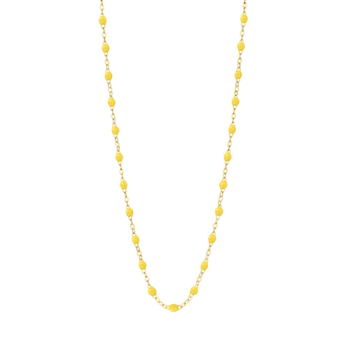 Gigi Clozeau - Collier citron Classique Gigi, or jaune, 42 cm