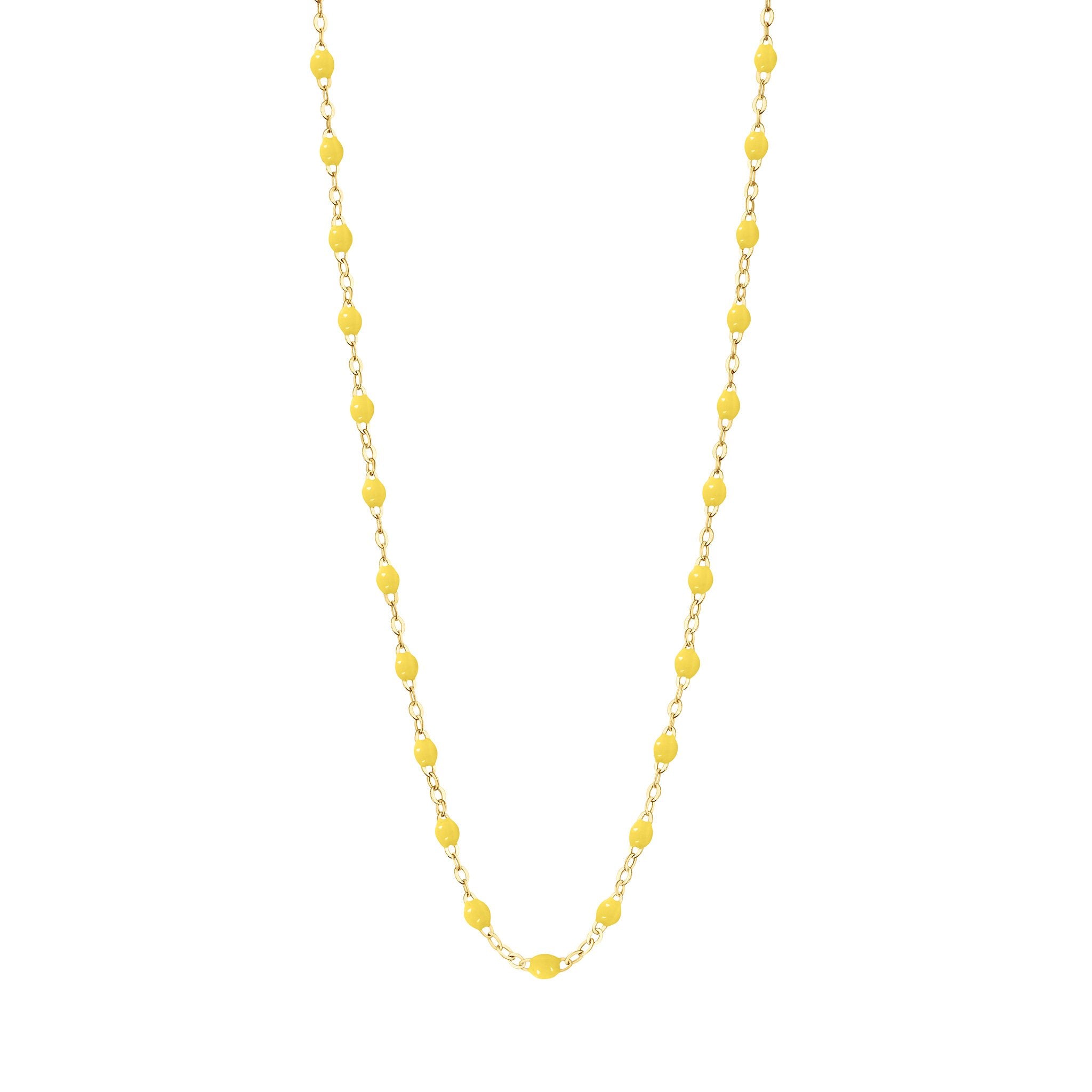 Gigi Clozeau - Collier citron Classique Gigi, or jaune, 45 cm