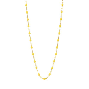 Gigi Clozeau - Collier citron Classique Gigi, or jaune, 45 cm
