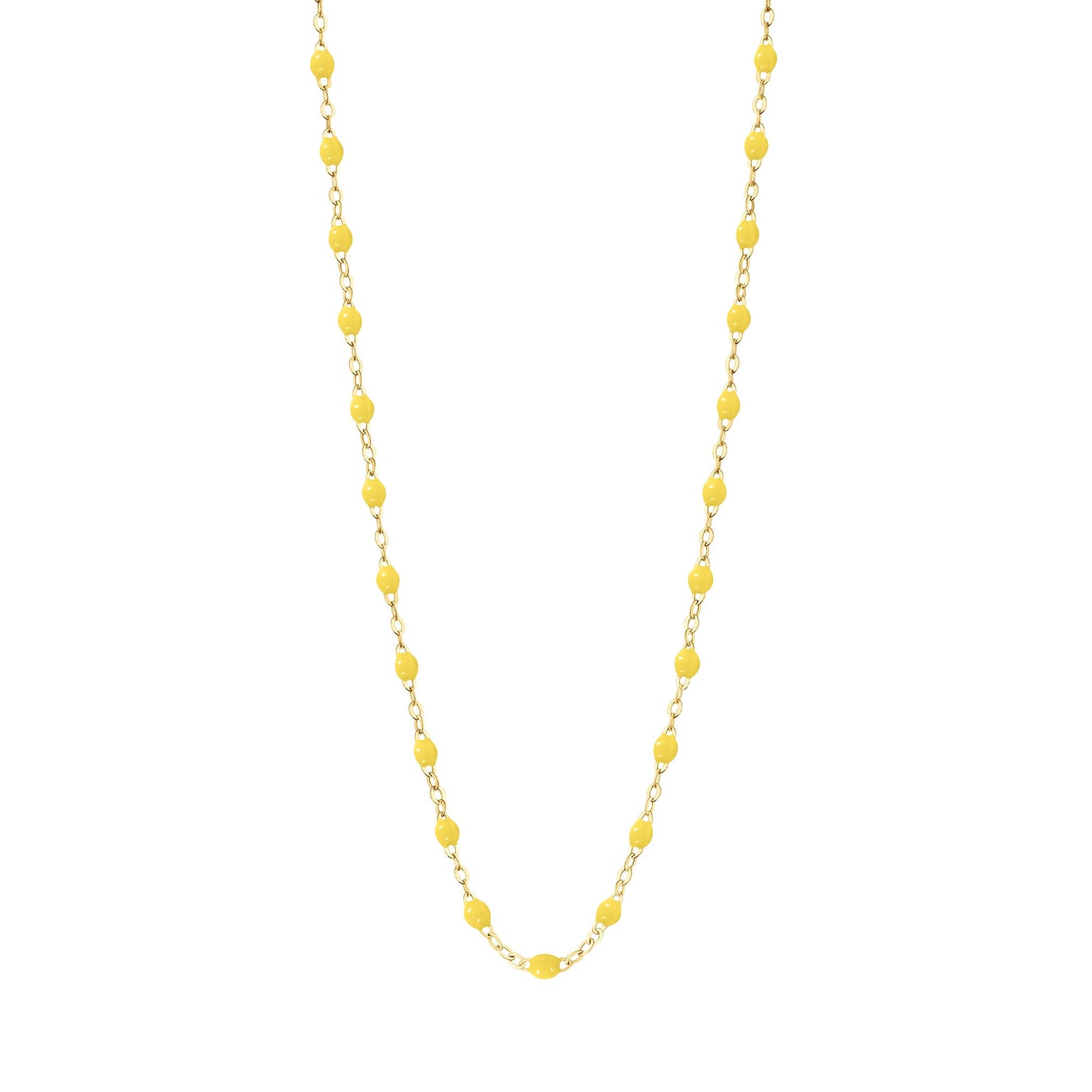 Gigi Clozeau - Collier citron Classique Gigi, or jaune, 50 cm