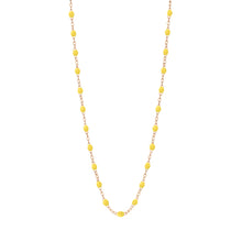 Gigi Clozeau - Collier citron Classique Gigi, or rose, 50 cm