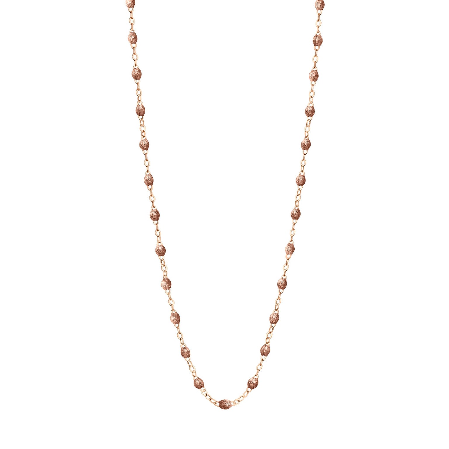 Gigi Clozeau - Collier cuivre Classique Gigi, or rose, 50 cm