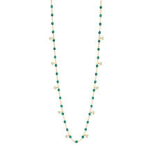 Gigi Clozeau - Collier émeraude Gigi Suprême, or jaune, 10 diamants, 60 cm