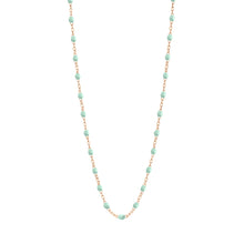 Gigi Clozeau - Collier enfant jade Classique Gigi, or rose, 33 cm