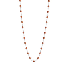 Gigi Clozeau - Collier fauve Classique Gigi, or blanc, 45 cm