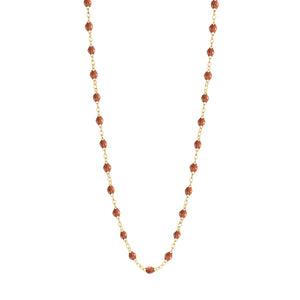 Gigi Clozeau - Collier fauve Classique Gigi, or jaune, 45 cm