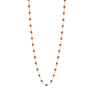 Gigi Clozeau - Collier fauve Classique Gigi, or jaune, 50 cm
