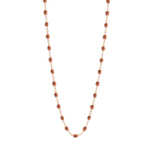 Gigi Clozeau - Collier fauve Classique Gigi, or rose, 42 cm