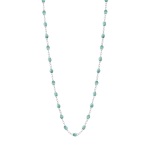 Gigi Clozeau - Collier glacier Classique Gigi, or blanc, 42 cm