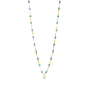 Gigi Clozeau - Collier glacier Gigi Suprême, or jaune, 1 diamant, 42 cm