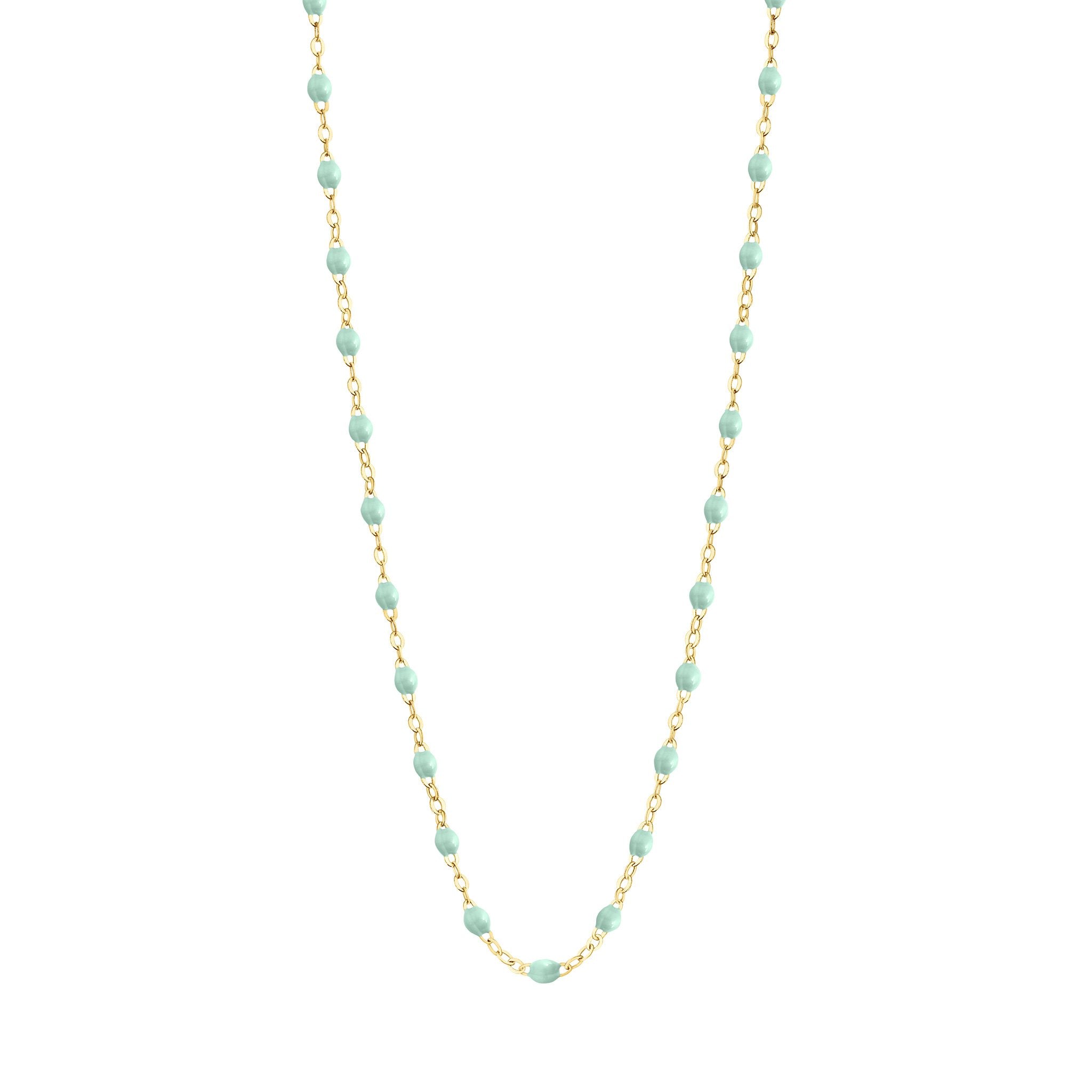 Gigi Clozeau - Collier jade Classique Gigi, or jaune, 42 cm
