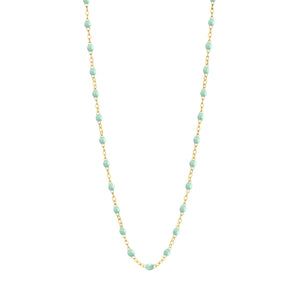 Gigi Clozeau - Collier jade Classique Gigi, or jaune, 42 cm
