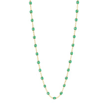 Gigi Clozeau - Collier menthe Classique Gigi, or jaune, 50 cm