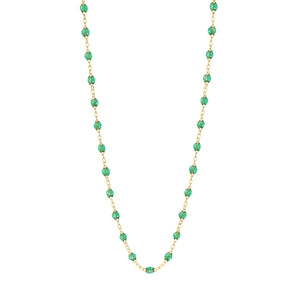 Gigi Clozeau - Collier menthe Classique Gigi, or jaune, 50 cm