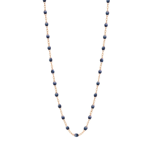 Gigi Clozeau - Collier nuit Classique Gigi, or rose, 50 cm