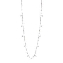 Gigi Clozeau - Collier opale Gigi Suprême, or blanc, 10 diamants, 60 cm
