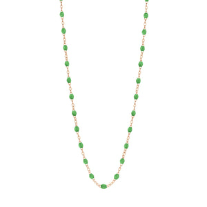 Gigi Clozeau - Collier prairie Classique Gigi, or rose, 42 cm