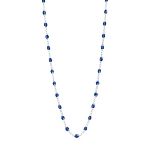 Gigi Clozeau - Collier prusse Classique Gigi, or blanc, 42 cm