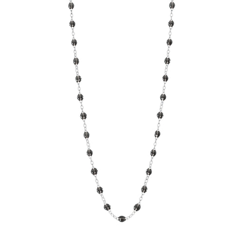 Gigi Clozeau - Collier quartz Classique Gigi, or blanc, 50 cm