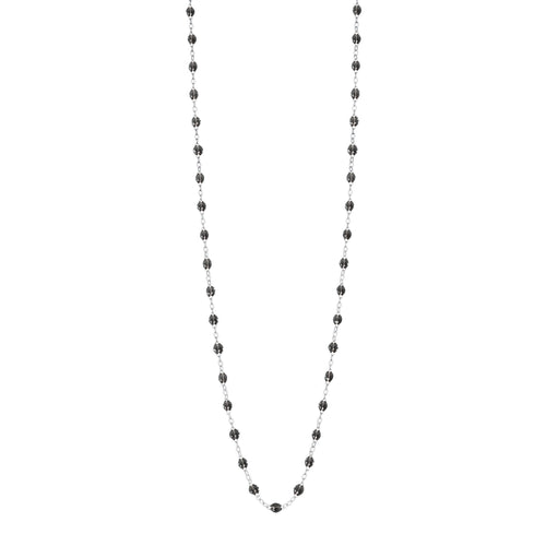 Gigi Clozeau - Collier quartz Classique Gigi, or blanc, 60 cm