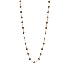 Gigi Clozeau - Collier quartz Classique Gigi, or rose, 50 cm