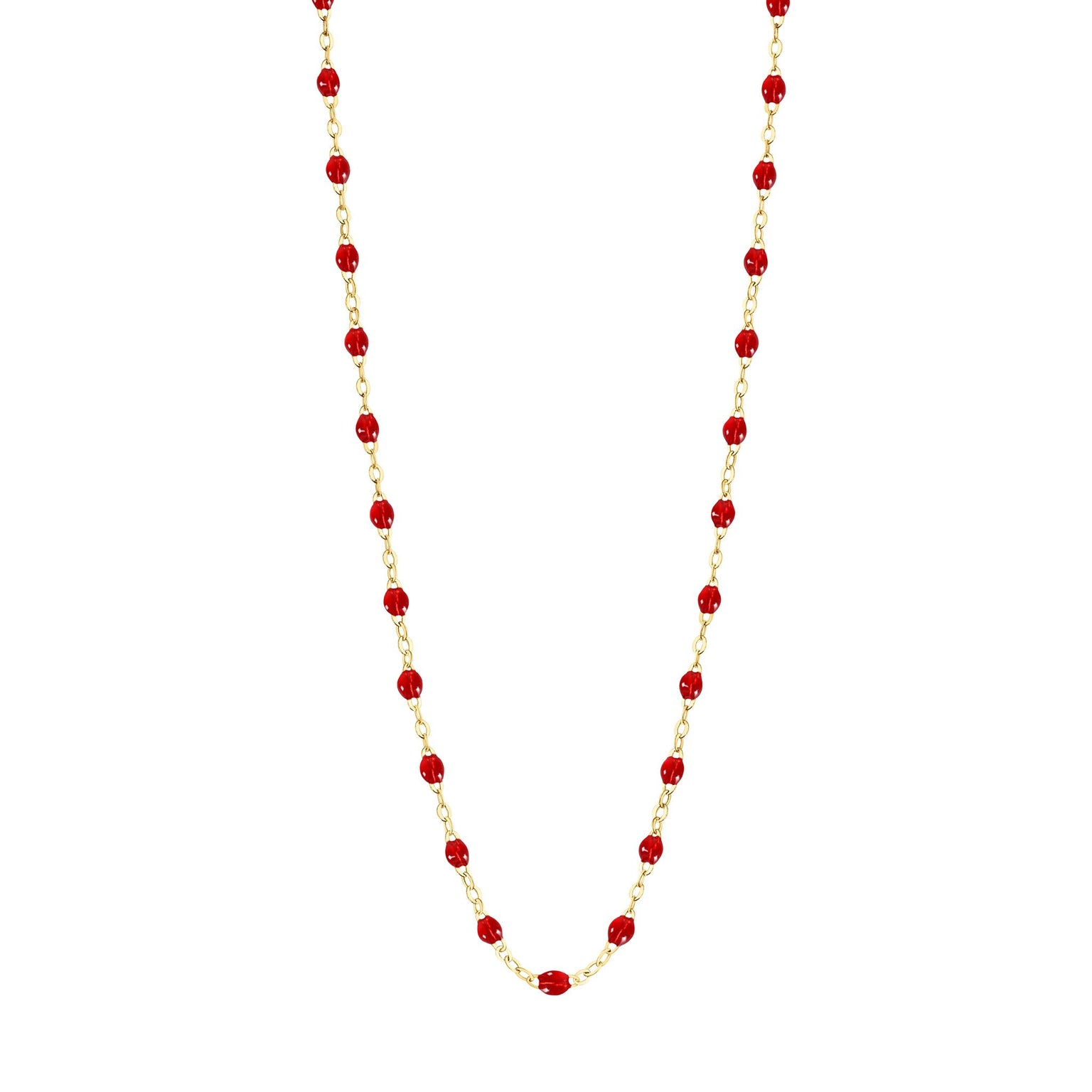 Gigi Clozeau - Collier rubis Classique Gigi, or jaune, 50 cm