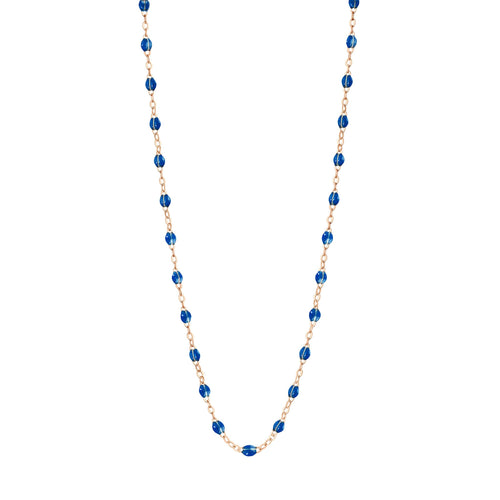 Gigi Clozeau - Collier saphir Classique Gigi, or rose, 42 cm