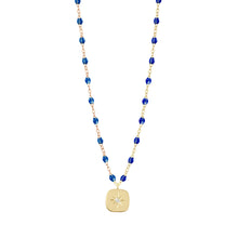 Gigi Clozeau - Collier saphir Miss Gigi diamant, or jaune, 42 cm
