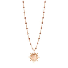 Gigi Clozeau - Collier Soleil cuivre, or rose, 42 cm