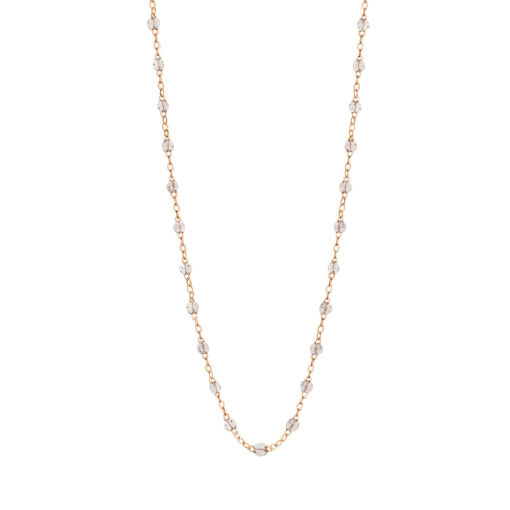 Gigi Clozeau - Collier sparkle Classique Gigi, or rose, 45 cm