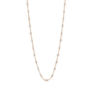 Gigi Clozeau - Collier sparkle Classique Gigi, or rose, 45 cm