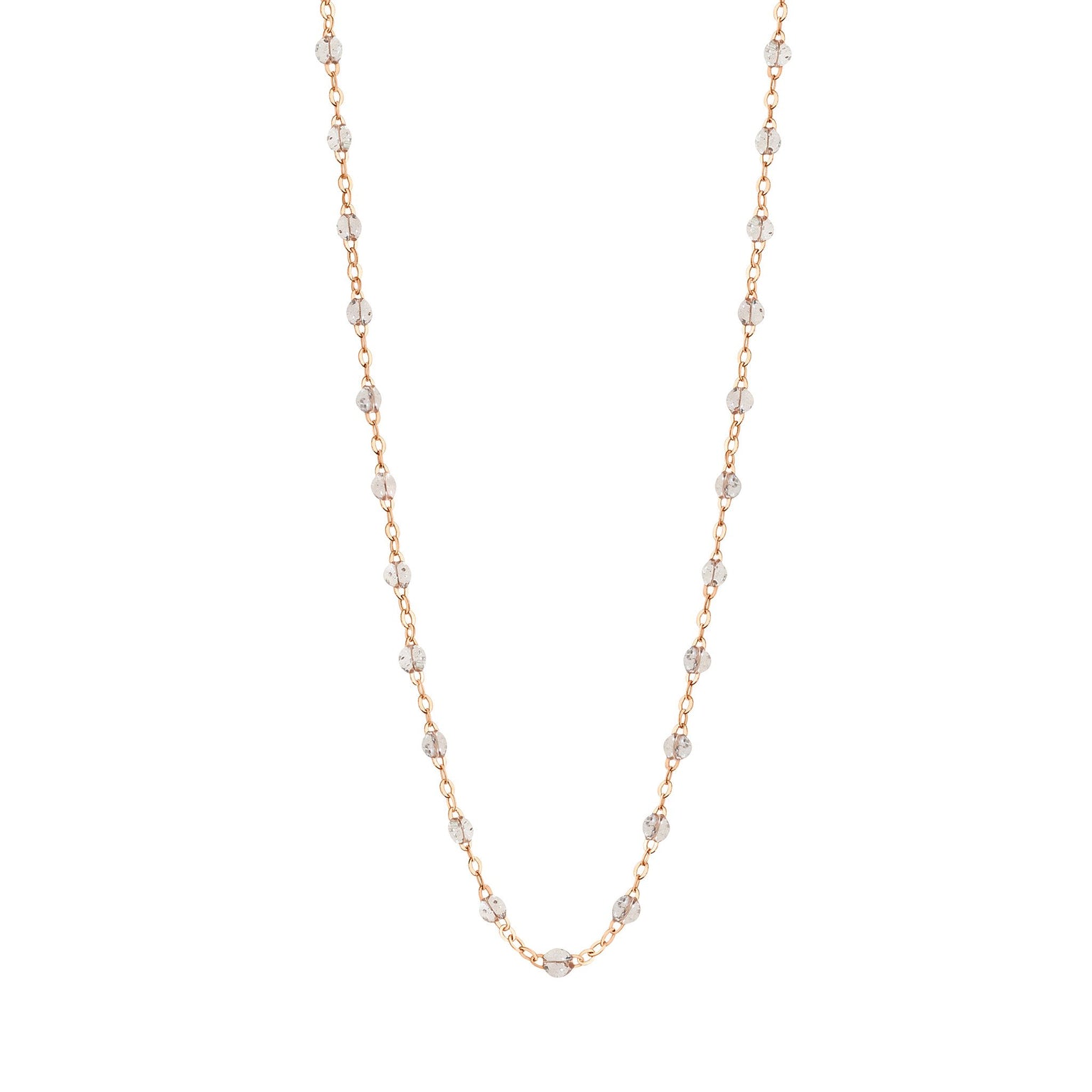 Gigi Clozeau - Collier sparkle Classique Gigi, or rose, 50 cm