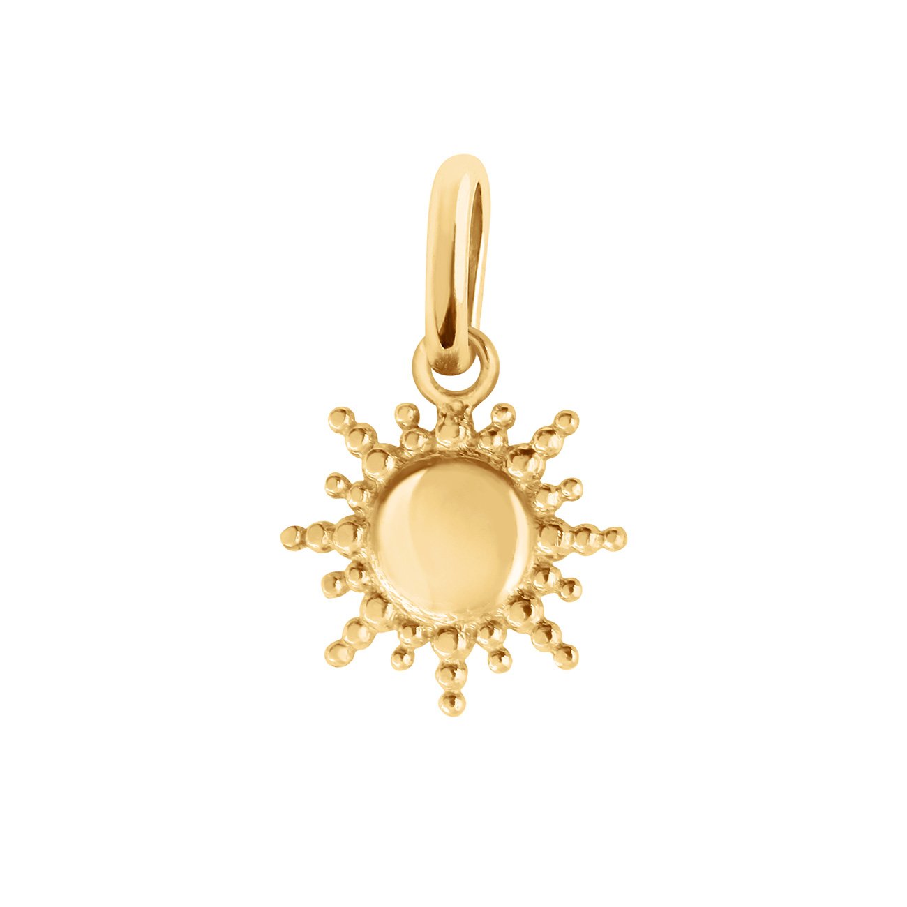 Gigi Clozeau - Pendentif Soleil, or jaune