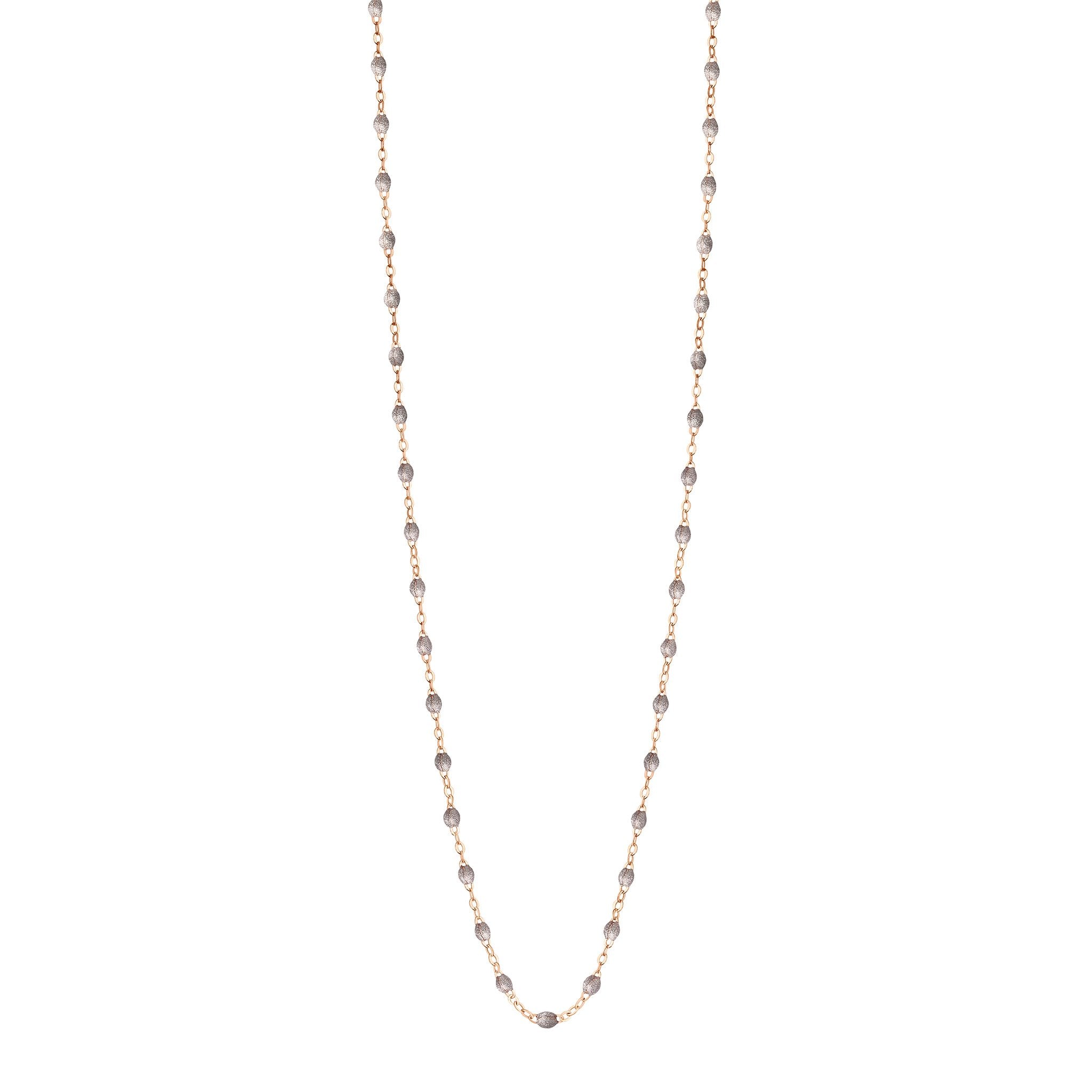 Gigi Clozeau - Sautoir argent Classique Gigi, or rose, 60 cm