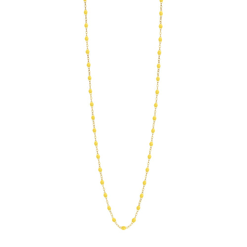 Gigi Clozeau - Sautoir citron Classique Gigi, or jaune, 86 cm