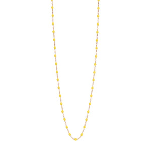 Gigi Clozeau - Sautoir citron Classique Gigi, or rose, 60 cm