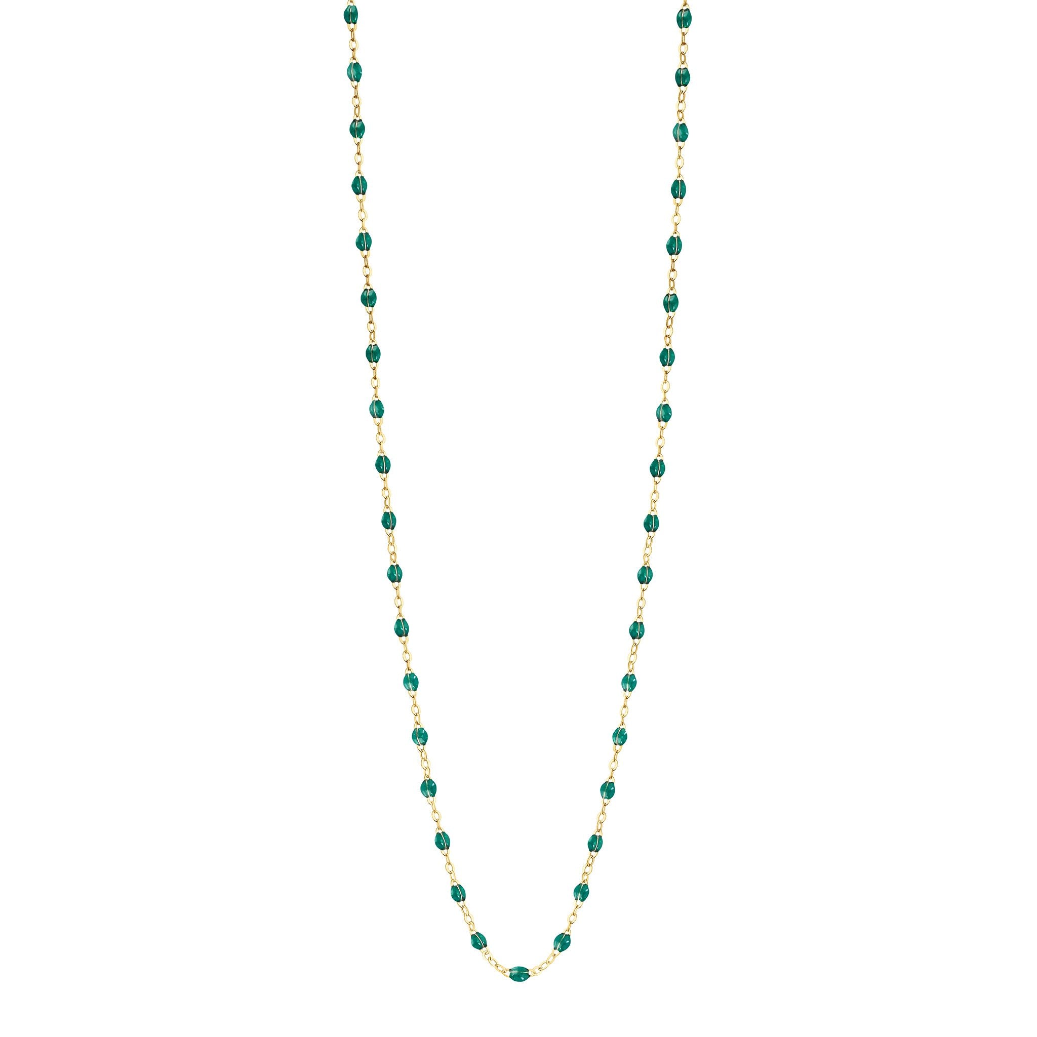 Gigi Clozeau - Sautoir émeraude Classique Gigi, or jaune, 60 cm