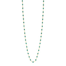 Gigi Clozeau - Sautoir émeraude Classique Gigi, or jaune, 60 cm