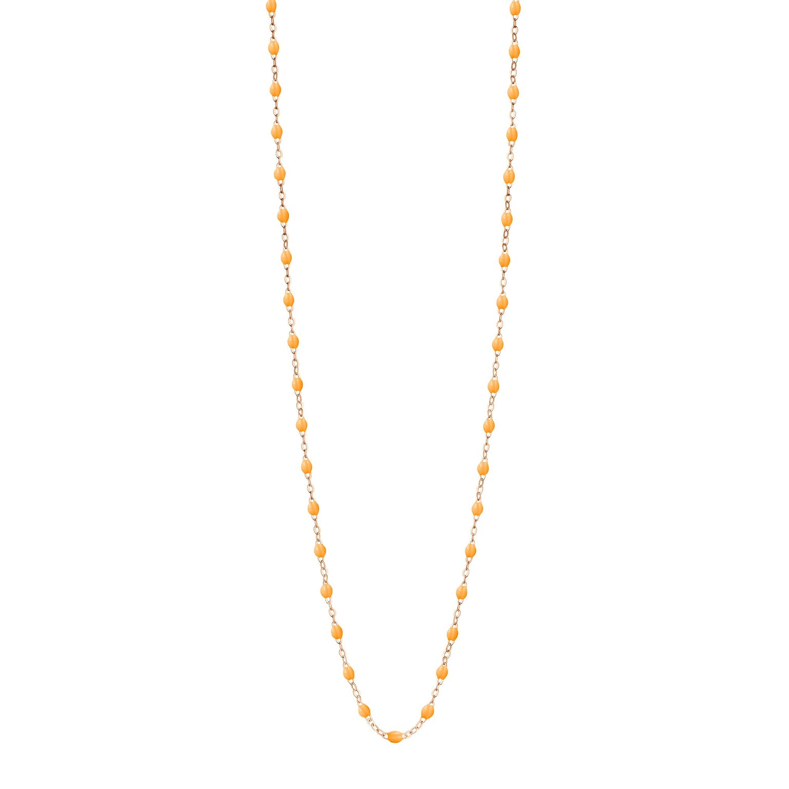 Gigi Clozeau - Sautoir mandarine Classique Gigi, or rose, 86 cm