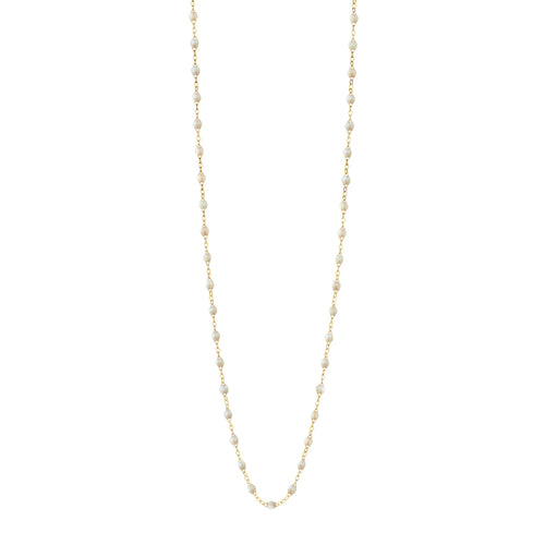 Gigi Clozeau - Sautoir opale Classique Gigi, or jaune, 86 cm