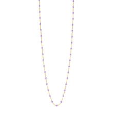 Gigi Clozeau - Sautoir parme Classique Gigi, or jaune, 60 cm