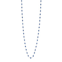 Gigi Clozeau - Sautoir prusse Classique Gigi, or blanc, 60 cm