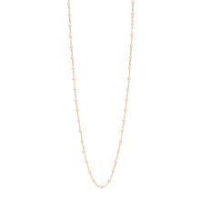 Gigi Clozeau - Sautoir rose bébé Classique Gigi, or jaune, 86 cm
